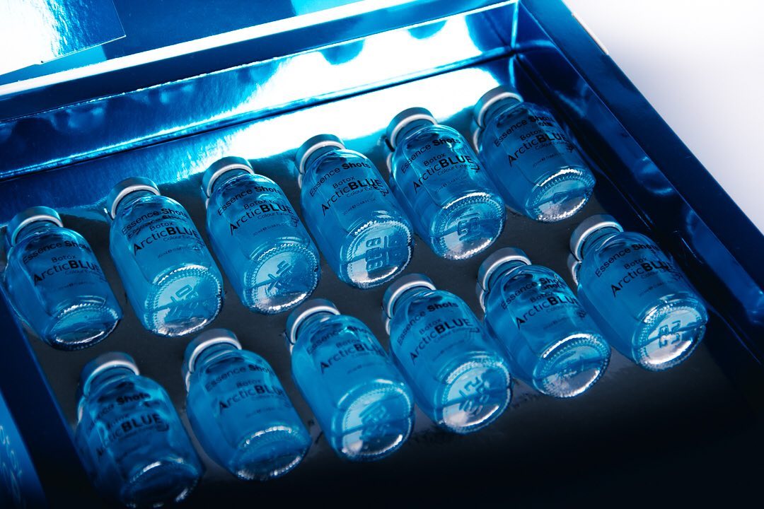ARCTIC BLUE COLOR EXTENDER: 12 vials x 20 ml