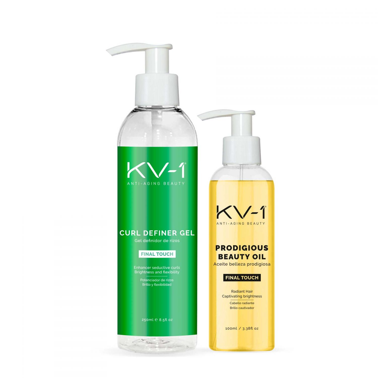 KV-1 Pack productos para cabellos rizados